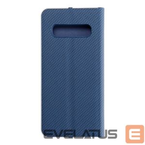 Atveramie maciņi OEM - Flip case for Samsung S10 Luna Book Carbon blue 