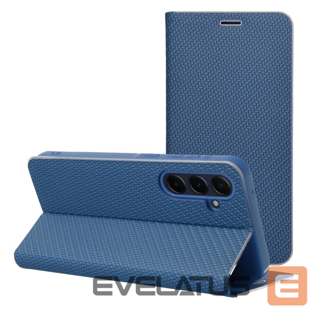 Atveramie maciņi OEM - Flip case for Samsung Xcover 7 Luna Book Carbon blue
