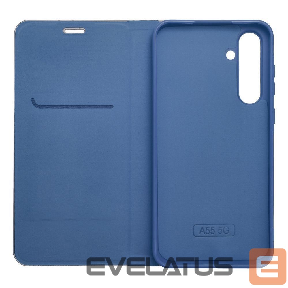 Atveramie maciņi OEM - Flip case for Samsung Xcover 7 Luna Book Carbon blue