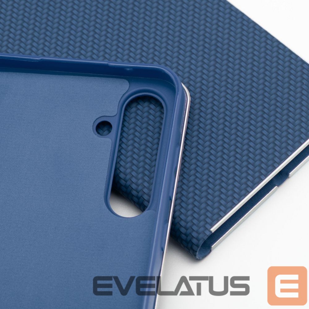 Atveramie maciņi OEM - Flip case for Samsung Xcover 7 Luna Book Carbon blue
