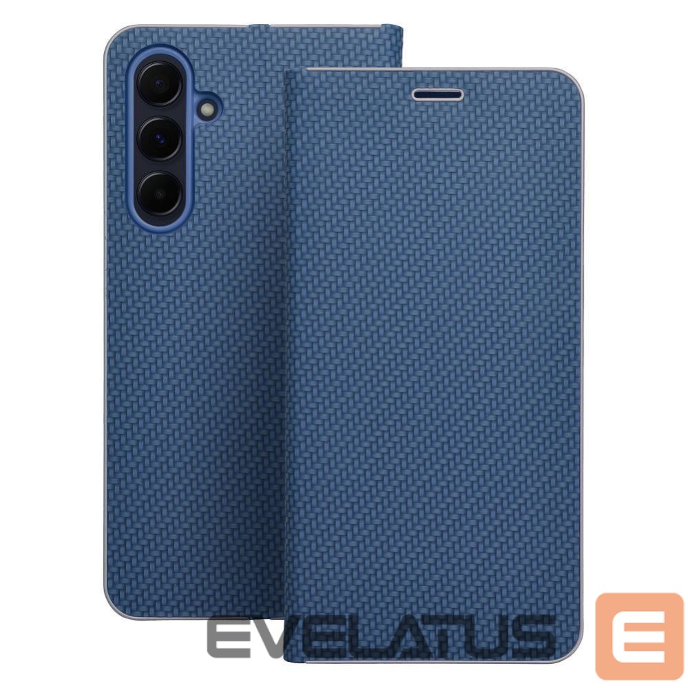 Atveramie maciņi OEM - Flip case for Samsung Xcover 7 Luna Book Carbon blue