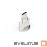 Parveidotājs OEM  Card reader MicroSD for typ C silver