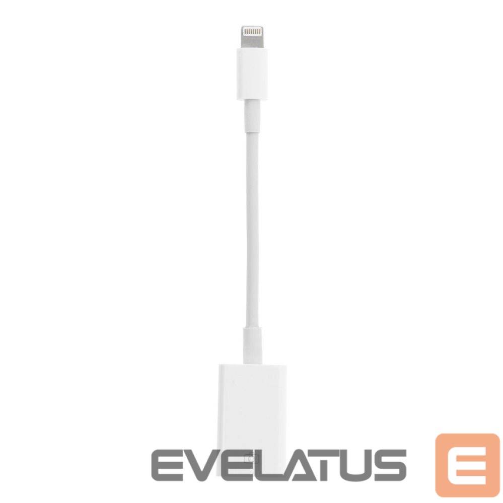 Parveidotājs OEM Adapter OTG USB A (female) to Lightning (male) white