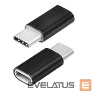 Parveidotājs OEM  Adapter Micro USB (female) to Type C (male) black