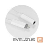 Parveidotājs OEM  Adapter AUX Lightning (male) to Jack 3,5 mm (female) white