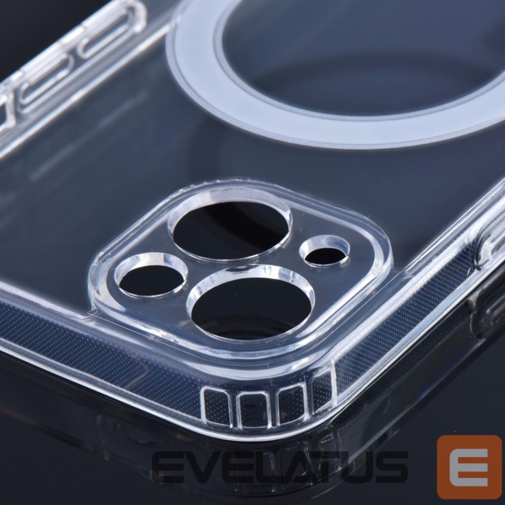 Aizmugurējais vāciņš OEM - Case for Samsung S25 ULTRA Clear Mag Cover (MID) compatible with MagSafe transparent
