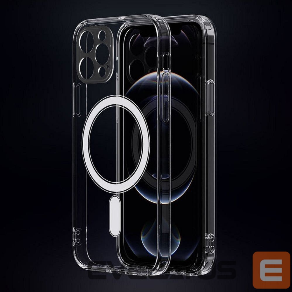 Aizmugurējais vāciņš OEM - Case for Samsung S25 ULTRA Clear Mag Cover (MID) compatible with MagSafe transparent