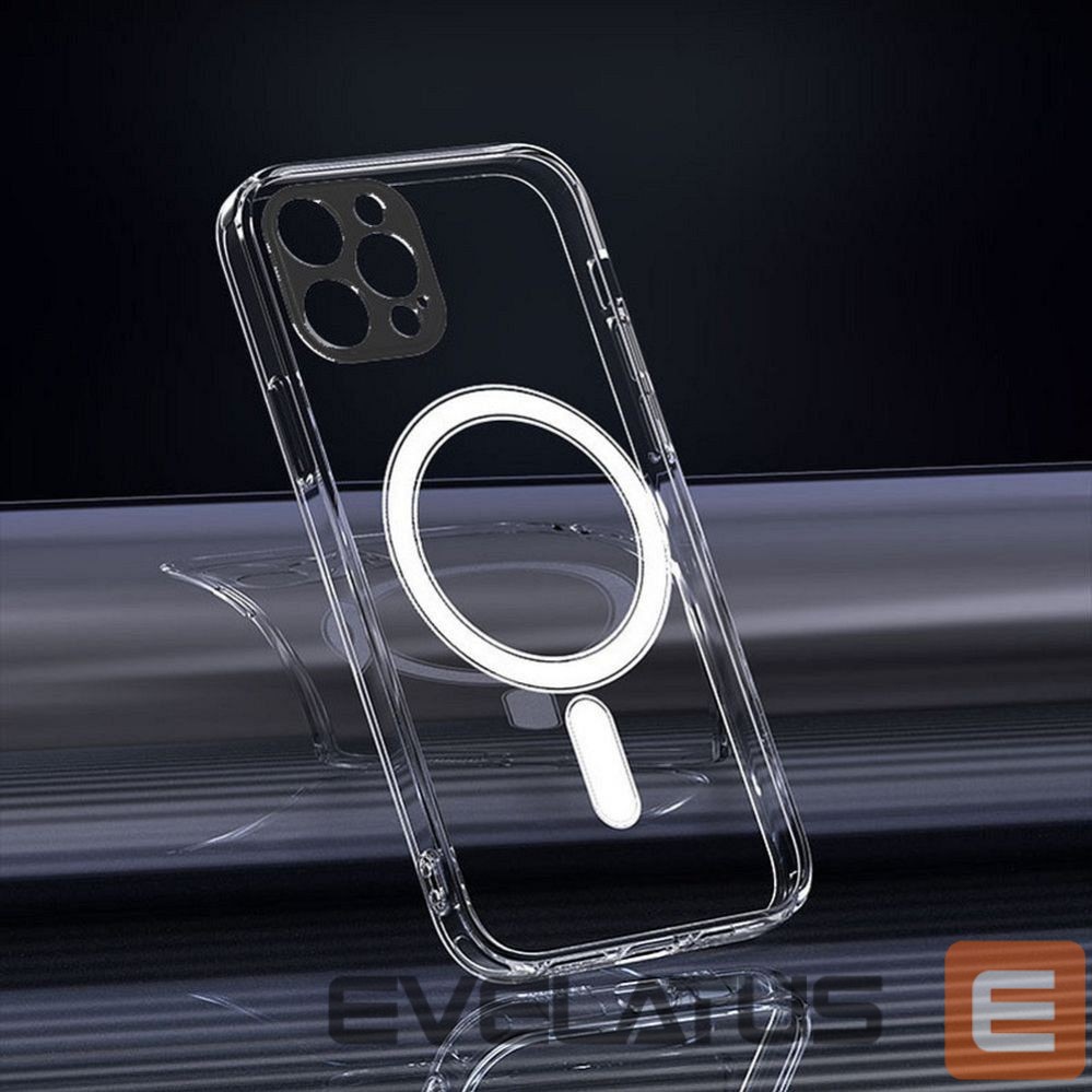 Aizmugurējais vāciņš OEM - Case for Samsung S25 ULTRA Clear Mag Cover (MID) compatible with MagSafe transparent