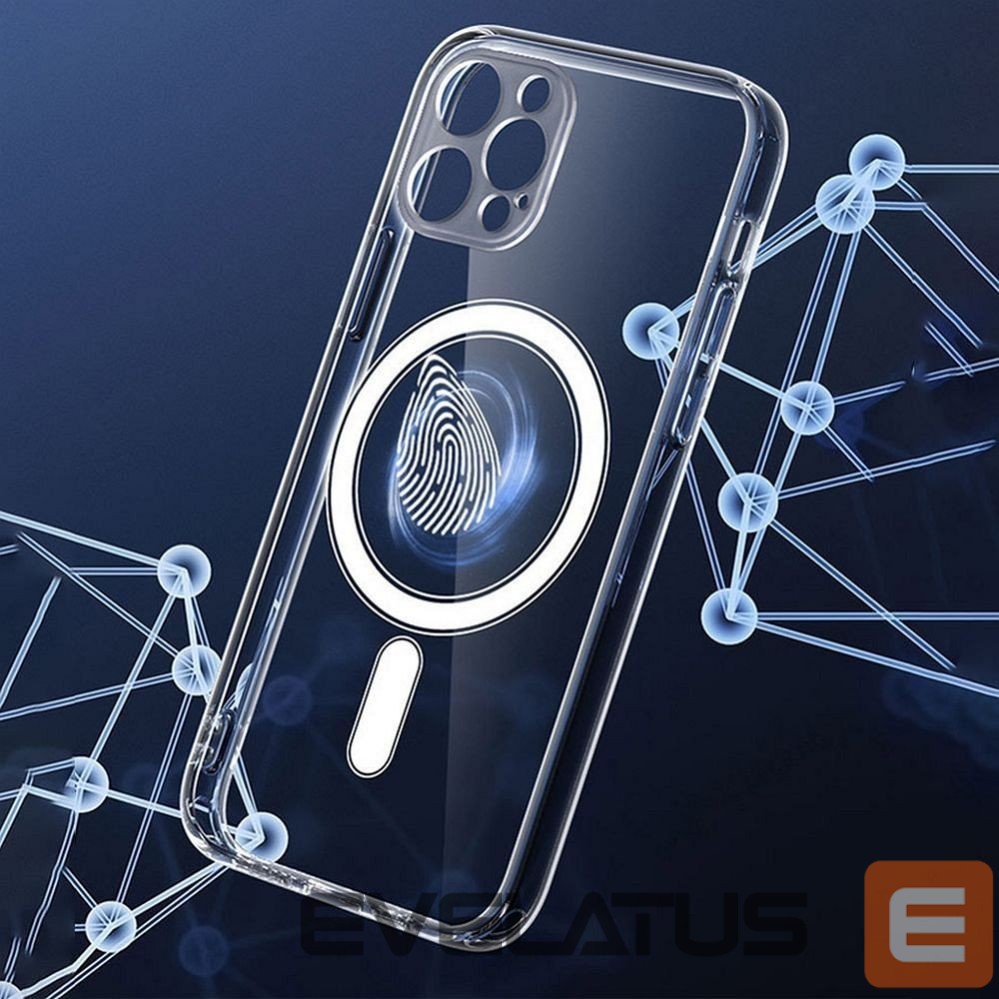 Aizmugurējais vāciņš OEM - Case for Samsung S25 ULTRA Clear Mag Cover (MID) compatible with MagSafe transparent