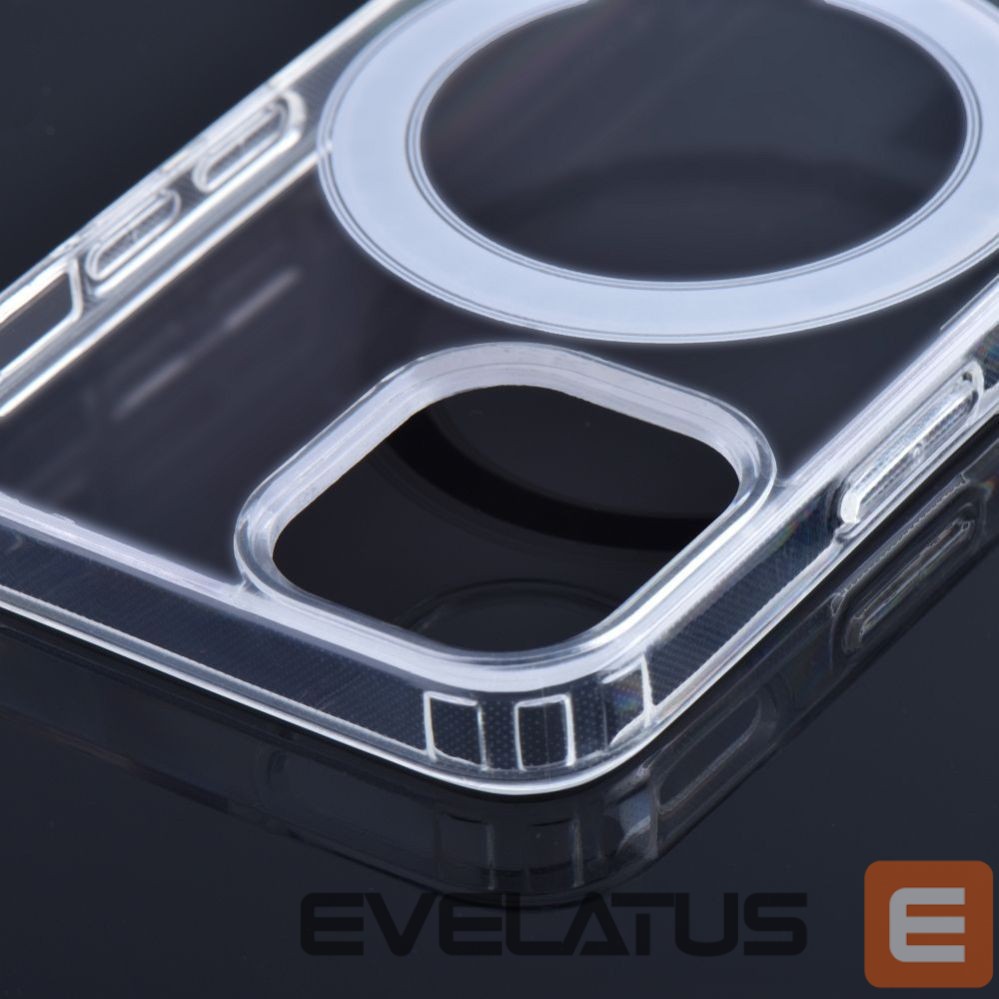 Aizmugurējais vāciņš OEM - Case for Samsung S25 ULTRA Clear Mag Cover (MID) compatible with MagSafe transparent