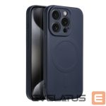 Aizmugurējais vāciņš OEM - Case for iPhone 15 PRO Silicone Mag Cover compatible with MagSafe (camera protection) titanium blue 