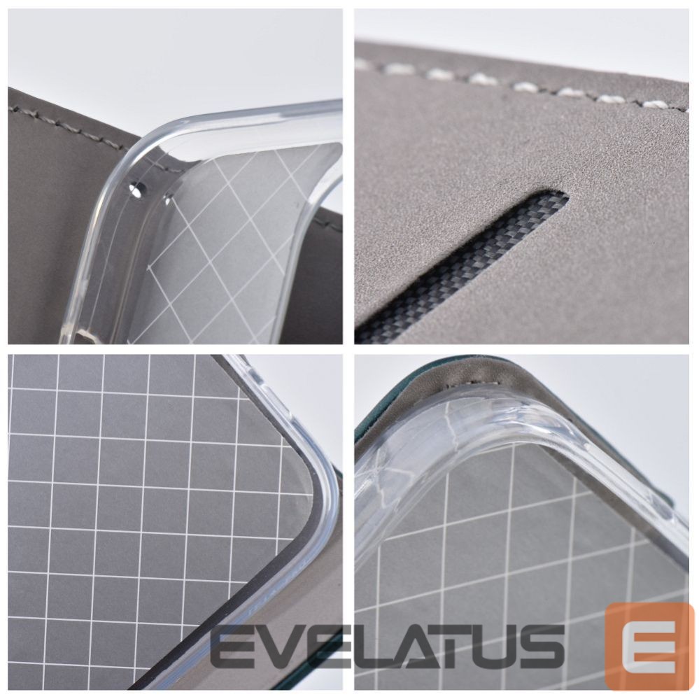 Atveramie maciņi OEM - Flip case for Motorola G84 Smart Magneto dark green