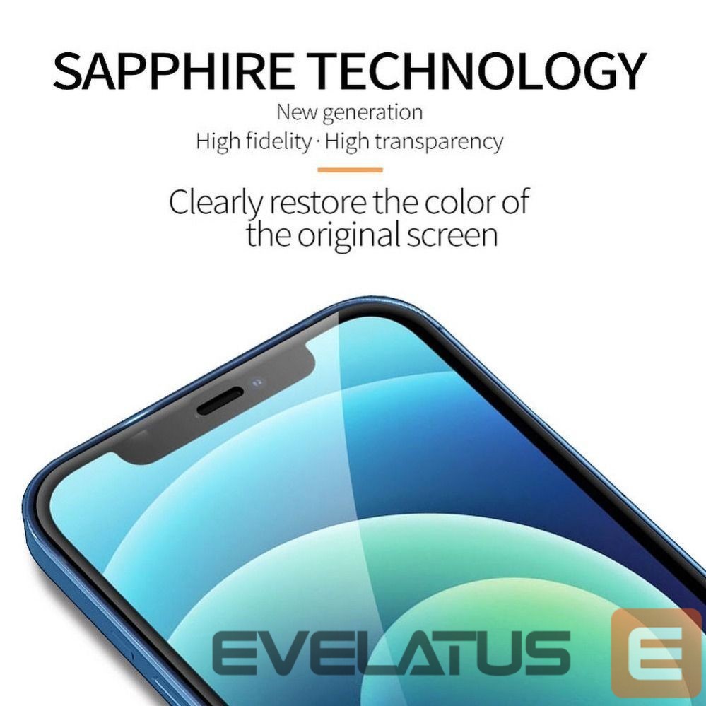 Aizsargstikls X-One - X-ONE 2.5D Full Cover SAPPHIRE - for iPhone 13 mini