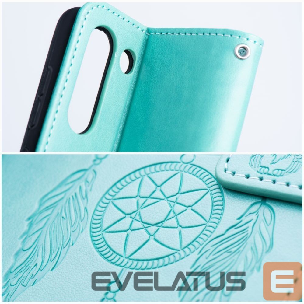 Aizmugurējais vāciņš OEM - Flip case for Samsung S25 Mezzo Book dreamcatcher green