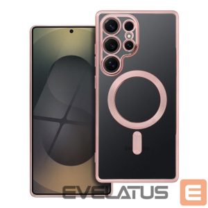 Aizmugurējais vāciņš OEM - Case for Samsung S25 ULTRA Electro Mag Cover compatible with MagSafe gold-rose 