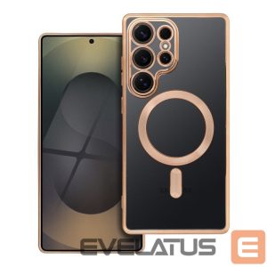 Aizmugurējais vāciņš OEM - Case for Samsung S25 ULTRA Electro Mag Cover compatible with MagSafe gold 