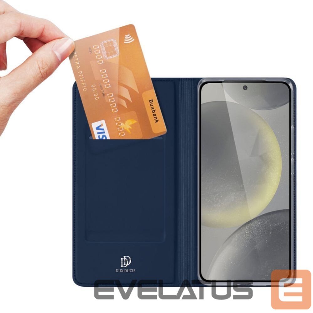 Maciņš universāls sportam Dux Ducis - DUX DUCIS wallet case SKIN PRO for SAMSUNG S24 FE blue