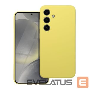 Aizmugurējais vāciņš OEM - Case for Samsung A56 5G Silicone 2mm yellow 