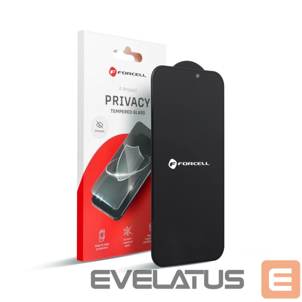 Aizsargstikls Forcell - Tempered glass to iPhone 12 / 12 PRO Forcell Privacy Glass black