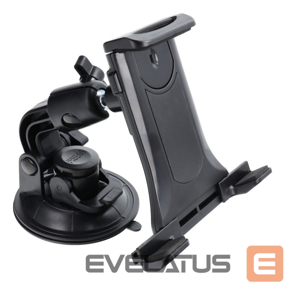 Zīmulis OEM Car holder for windshield / dashboard / headrest (tablets 7" - 10") black