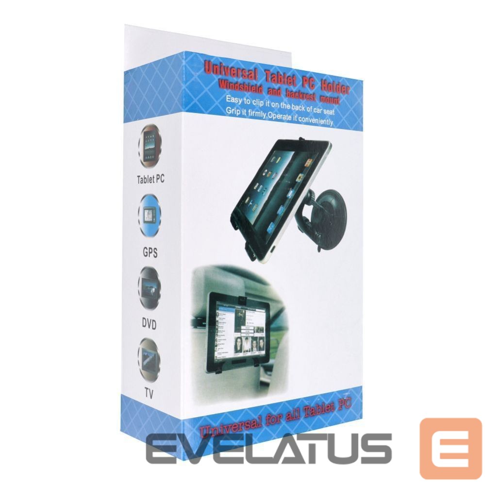 Zīmulis OEM Car holder for windshield / dashboard / headrest (tablets 7" - 10") black