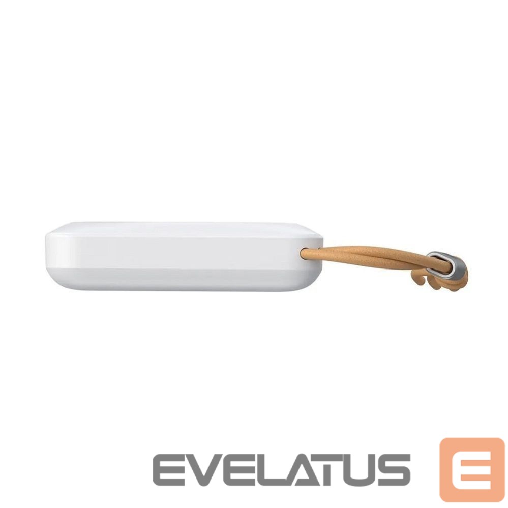 Ārējais akumulators Veger Powerbank compatible with Magsafe Veger MagOn (VP1151 / W1151) PD QC3.0 2A 20W with wireless charging 10000 mAh white