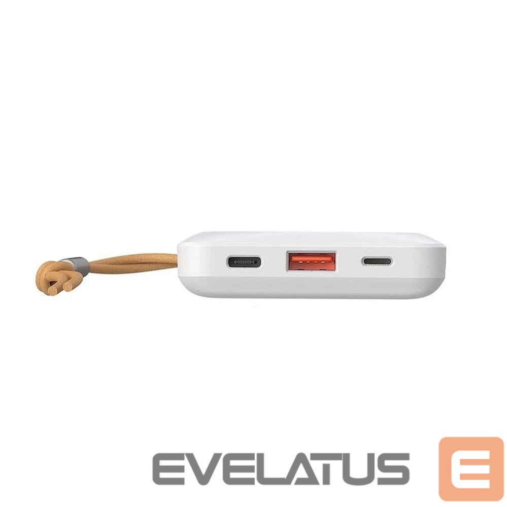 Ārējais akumulators Veger Powerbank compatible with Magsafe Veger MagOn (VP1151 / W1151) PD QC3.0 2A 20W with wireless charging 10000 mAh white