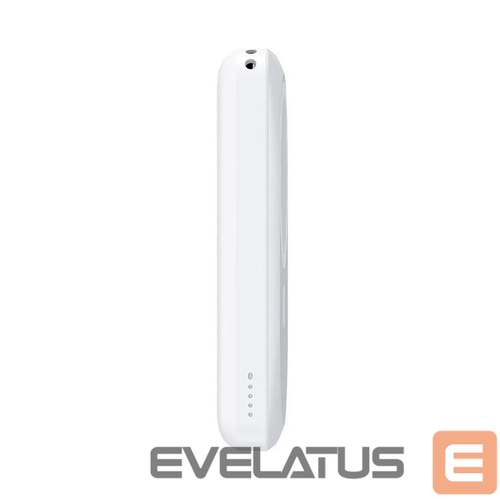 Ārējais akumulators Veger Powerbank compatible with Magsafe Veger MagOn (VP1151 / W1151) PD QC3.0 2A 20W with wireless charging 10000 mAh white