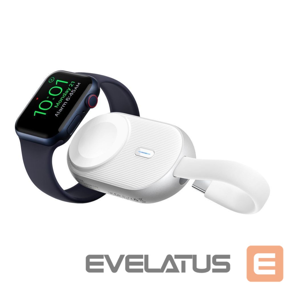 Ārējais akumulators Forcell Powerbank for Apple Watch Forcell F-Energy Mini Power Watch 1A 2,5W 1200 mAh white
