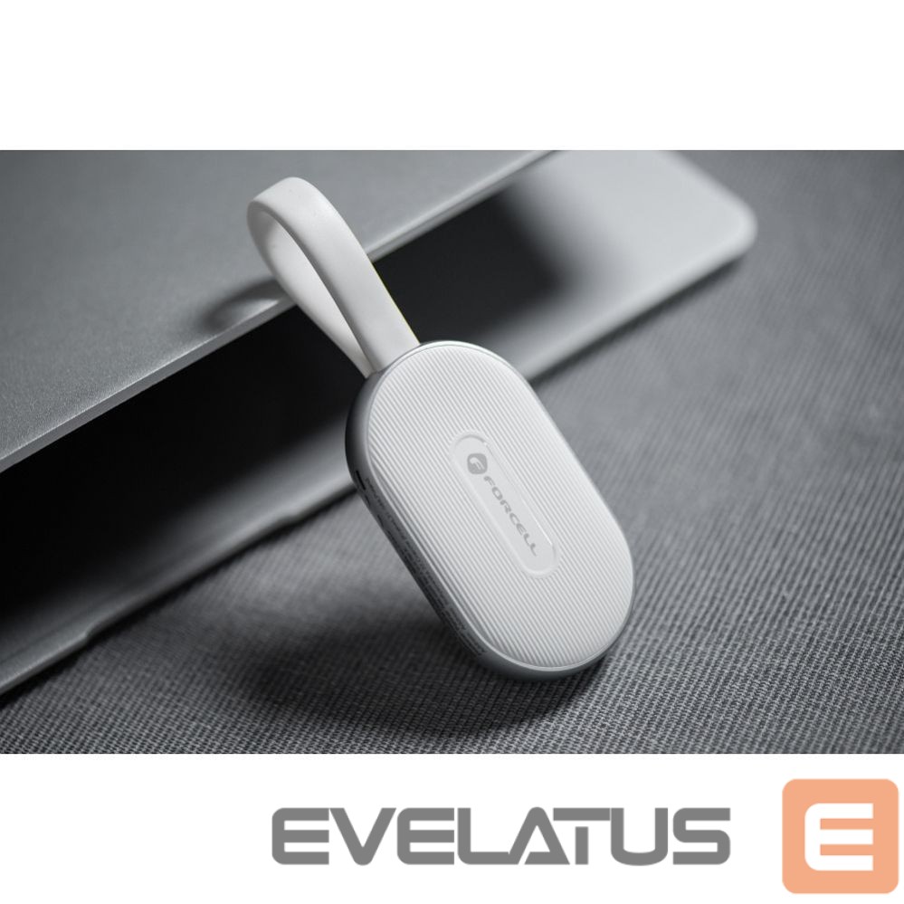 Ārējais akumulators Forcell Powerbank for Apple Watch Forcell F-Energy Mini Power Watch 1A 2,5W 1200 mAh white