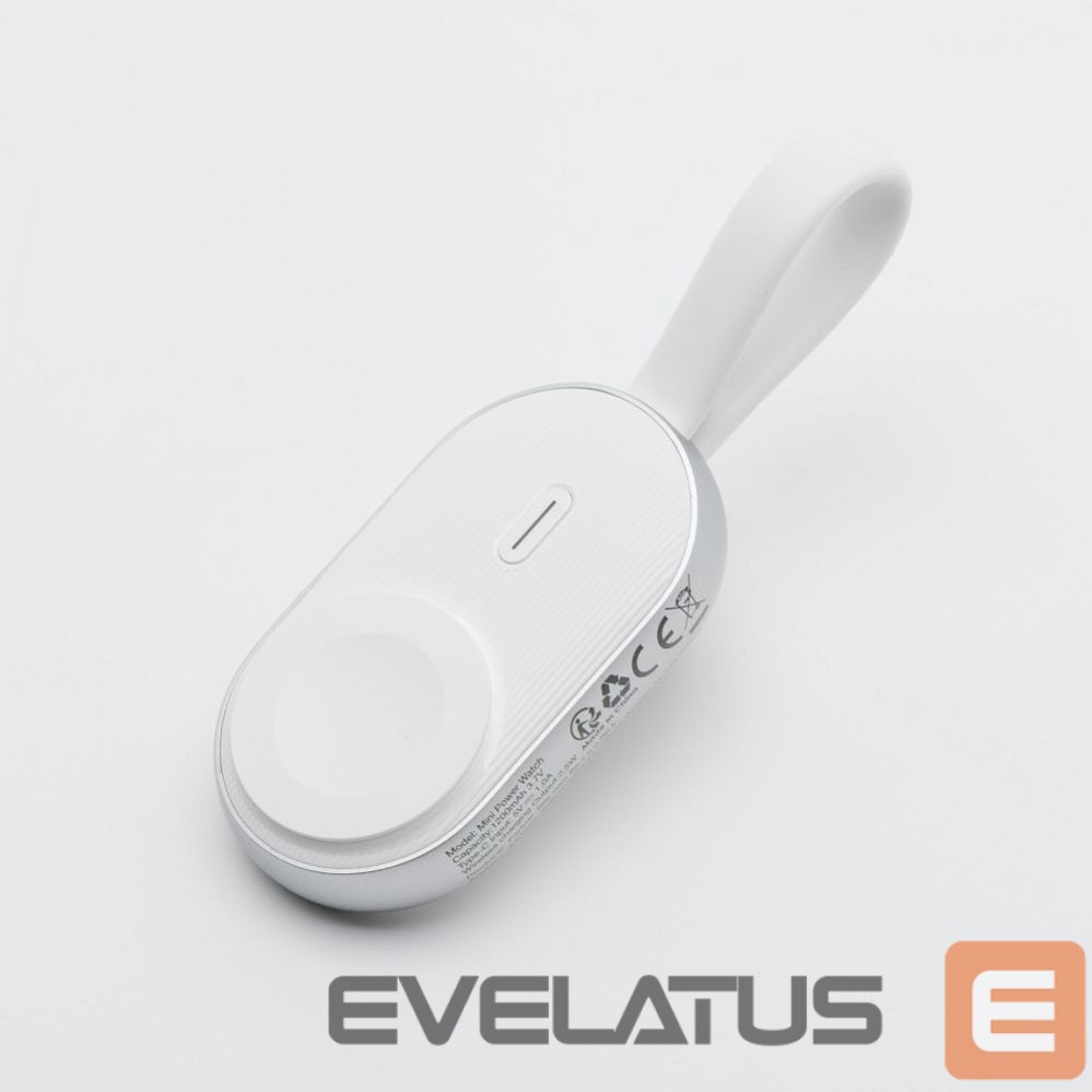 Ārējais akumulators Forcell Powerbank for Apple Watch Forcell F-Energy Mini Power Watch 1A 2,5W 1200 mAh white
