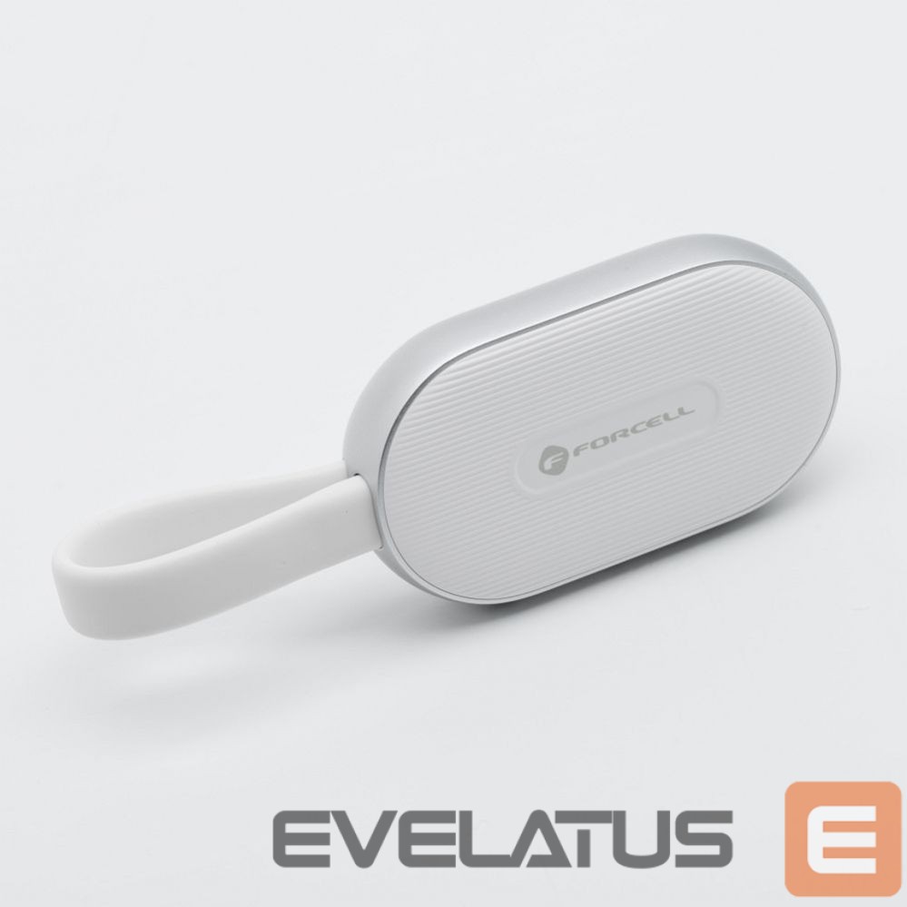 Ārējais akumulators Forcell Powerbank for Apple Watch Forcell F-Energy Mini Power Watch 1A 2,5W 1200 mAh white