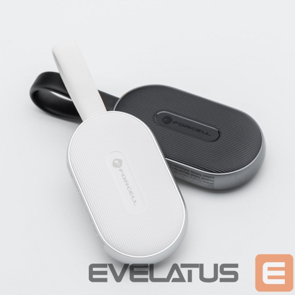 Ārējais akumulators Forcell Powerbank for Apple Watch Forcell F-Energy Mini Power Watch 1A 2,5W 1200 mAh white