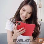 Aizmugurējais vāciņš OEM - Flip case for Motorola G84 Smart Case Book red 
