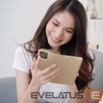Aizmugurējais vāciņš OEM - Flip case for Samsung A56 5G Smart Case Book gold 