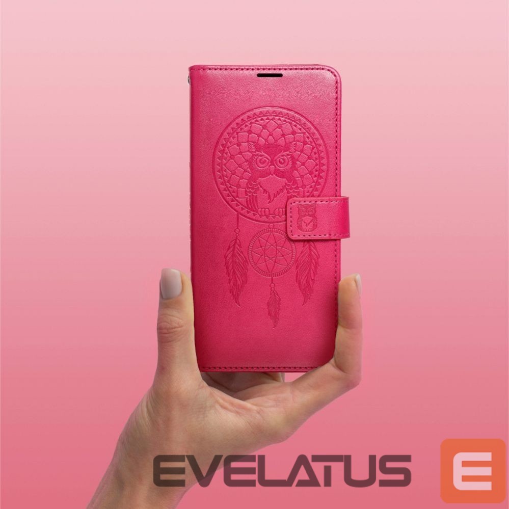 Aizmugurējais vāciņš OEM - Flip case for Samsung A56 5G Mezzo Book dreamcatcher magenta