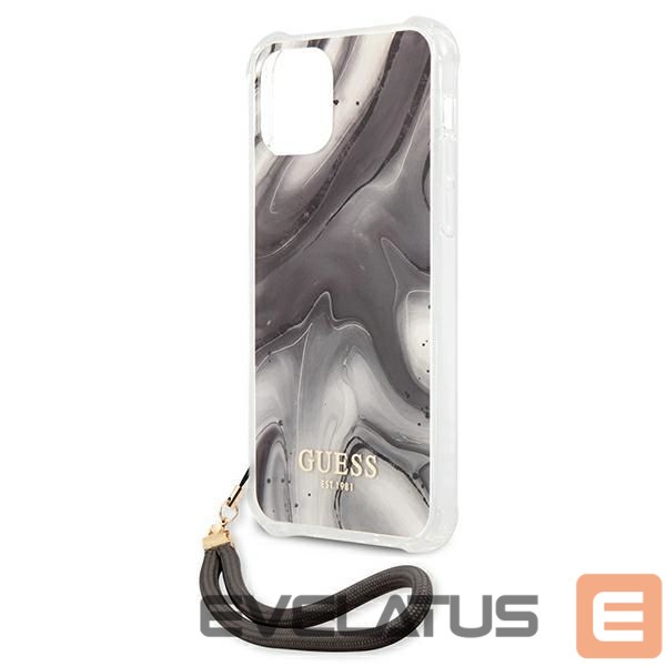 Aizmugurējais vāciņš Guess Guess Marble Collection iPhone 12 / iPhone 12 Pro Case - Gray