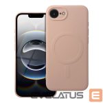 Aizmugurējais vāciņš OEM - Case for iPhone 16e Silicone Mag Cover compatible with MagSafe (camera protection) pink 