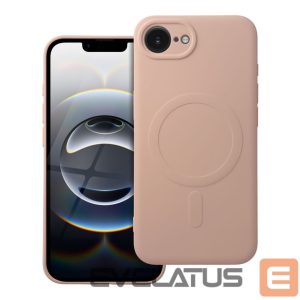 Aizmugurējais vāciņš OEM - Case for iPhone 16e Silicone Mag Cover compatible with MagSafe (camera protection) pink 