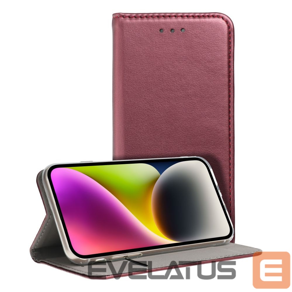 Atveramie maciņi OEM - Flip case for Oppo Reno 13 5G Smart Magneto burgundy