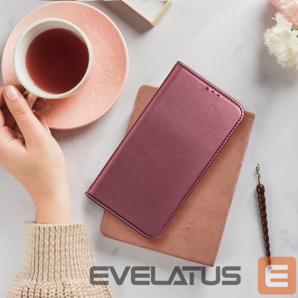 Atveramie maciņi OEM - Flip case for Oppo Reno 13 5G Smart Magneto burgundy