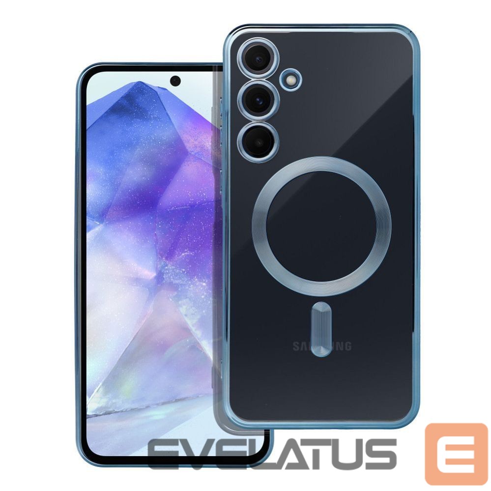 Aizmugurējais vāciņš OEM - Case for Samsung A55 Electro Mag Cover compatible with MagSafe blue