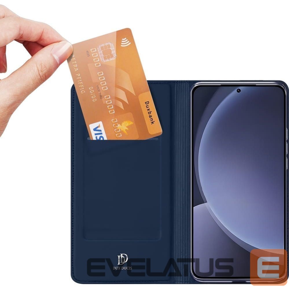 Maciņš universāls sportam Dux Ducis - DUX DUCIS wallet case SKIN PRO for SAMSUNG S25 blue