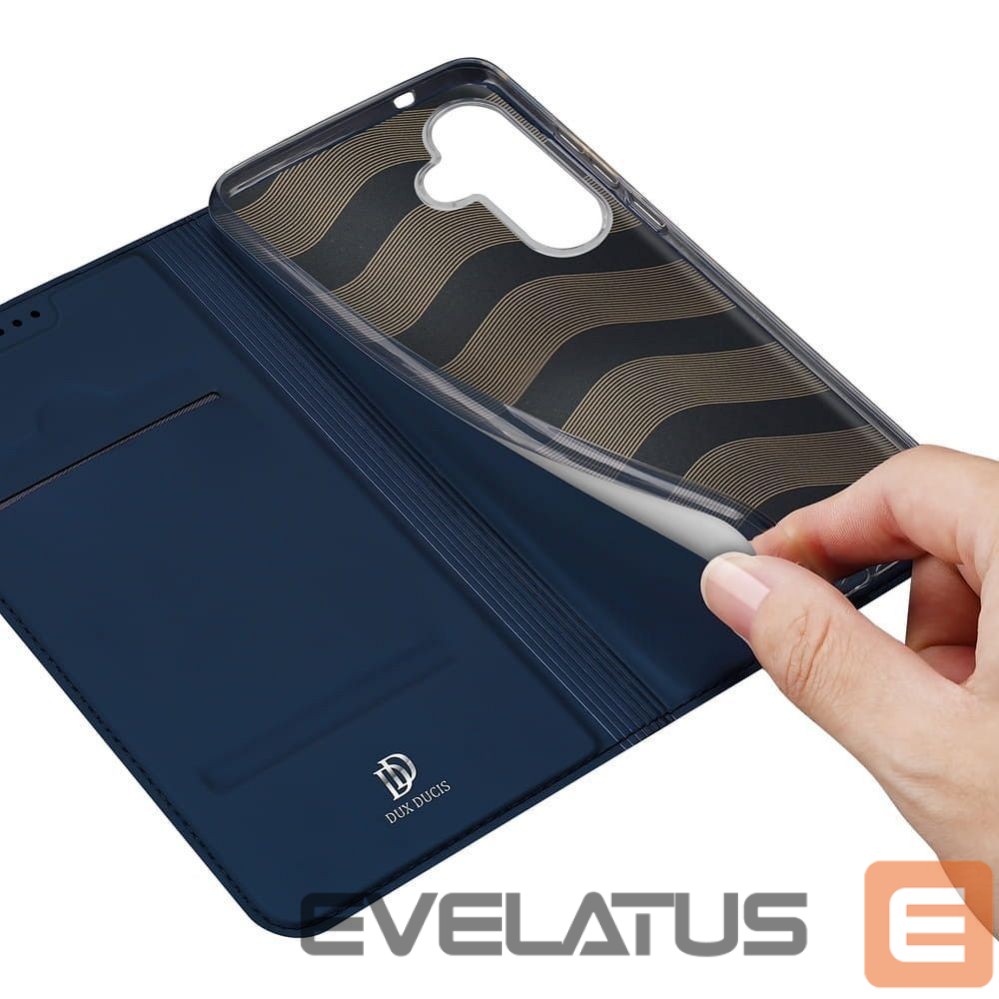 Maciņš universāls sportam Dux Ducis - DUX DUCIS wallet case SKIN PRO for SAMSUNG S25 blue