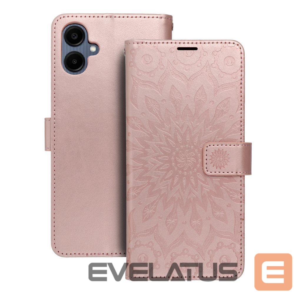 Aizmugurējais vāciņš OEM - Flip case for Samsung A06 Mezzo Book mandala rose gold