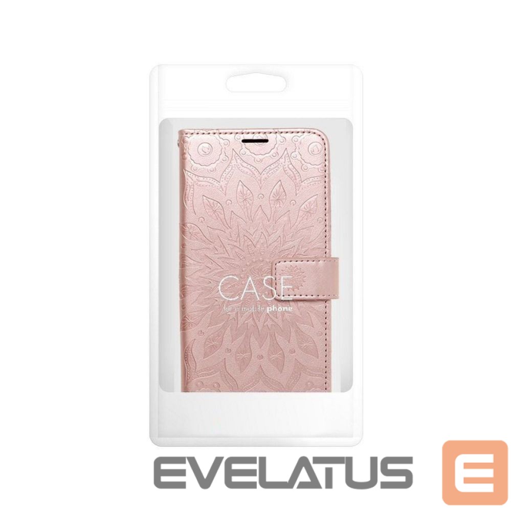 Aizmugurējais vāciņš OEM - Flip case for Samsung A06 Mezzo Book mandala rose gold