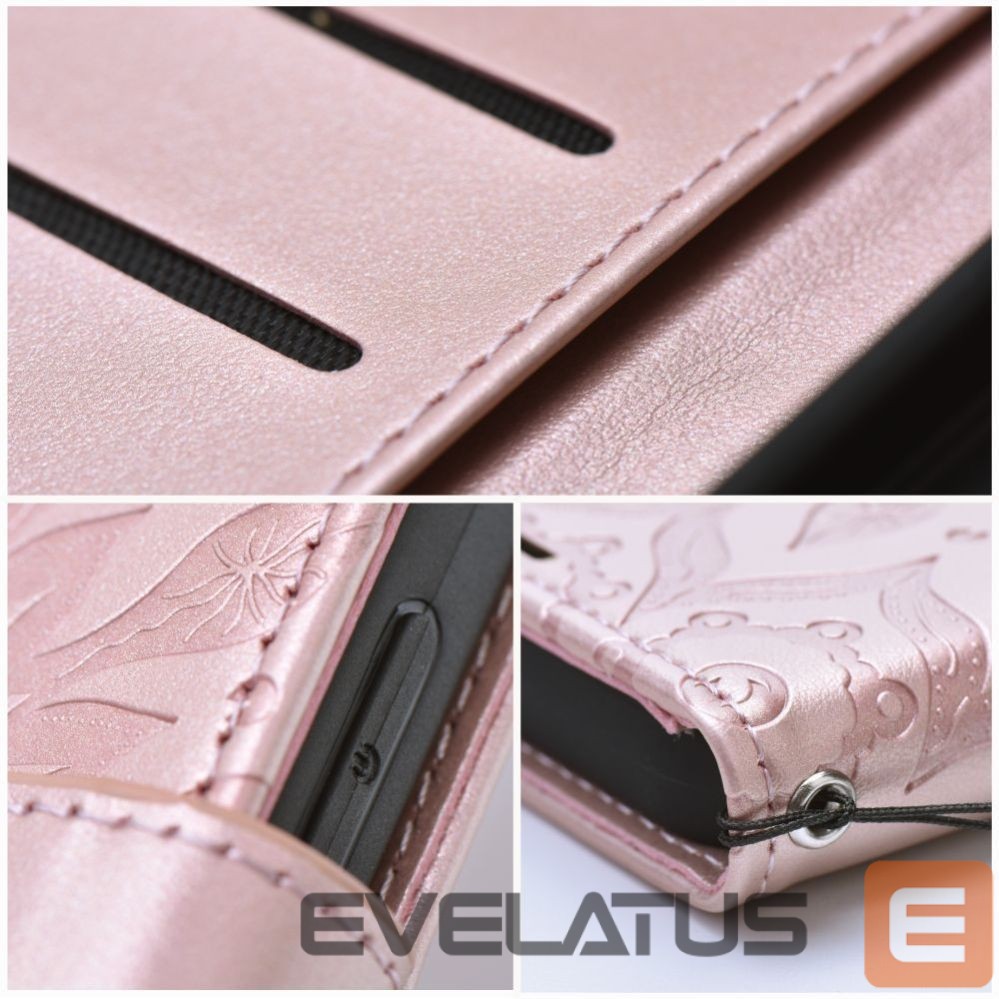 Aizmugurējais vāciņš OEM - Flip case for Samsung A06 Mezzo Book mandala rose gold