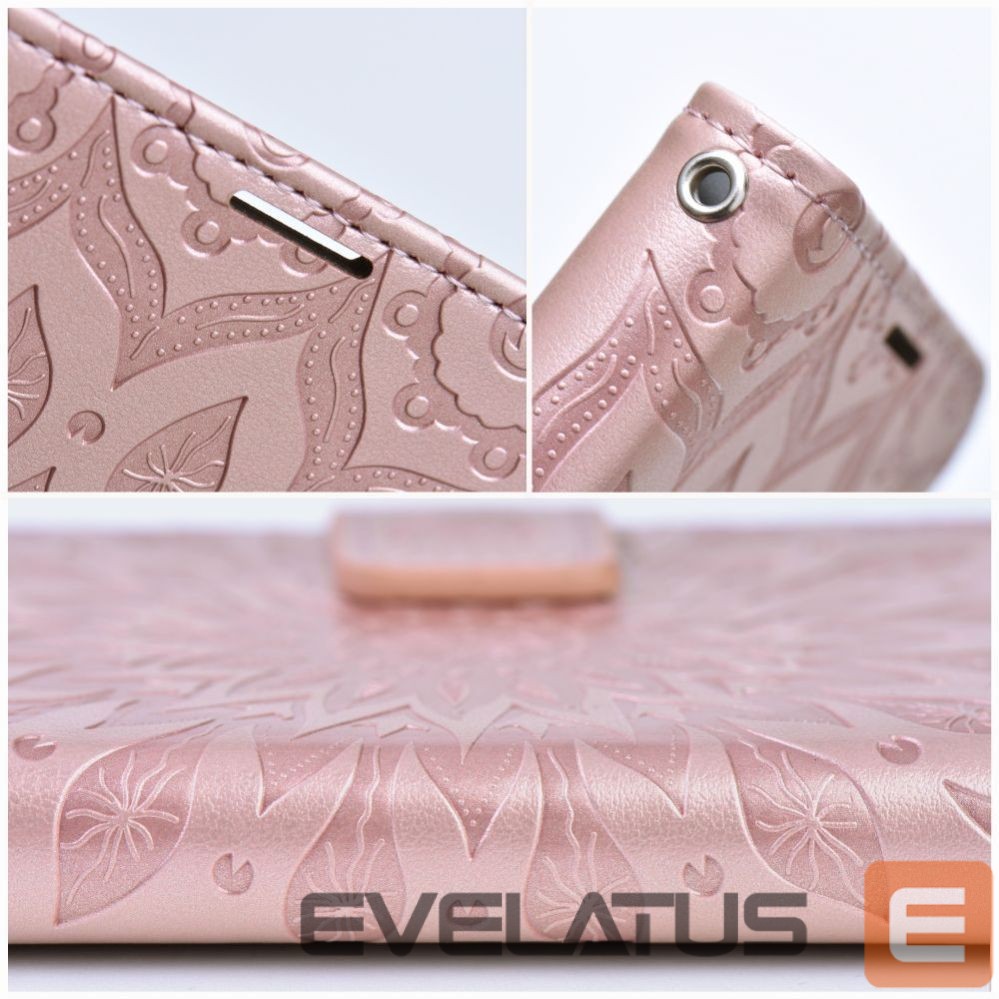 Aizmugurējais vāciņš OEM - Flip case for Samsung A06 Mezzo Book mandala rose gold