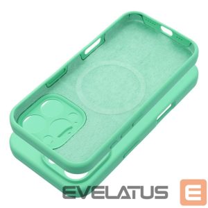 Aizmugurējais vāciņš OEM - Case for iPhone 16 PRO MAX Silicone 2mm compatible with MagSafe mint 