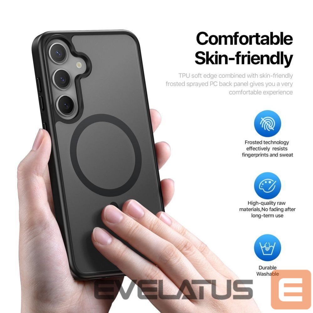 Aizmugurējais vāciņš Dux Ducis - DUX DUCIS case YIND compatible with MagSafe for SAMSUNG S25 Plus black
